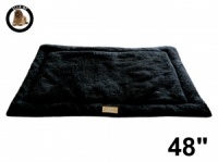 Ellie-Bo Black Sherpa Fleece Cage Mat to fit Ellie-Bo 48 inch Dog Cage